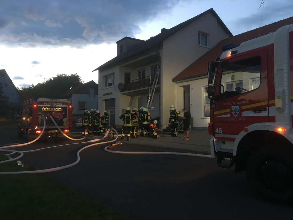 Atemschutzübung in FFSchachen