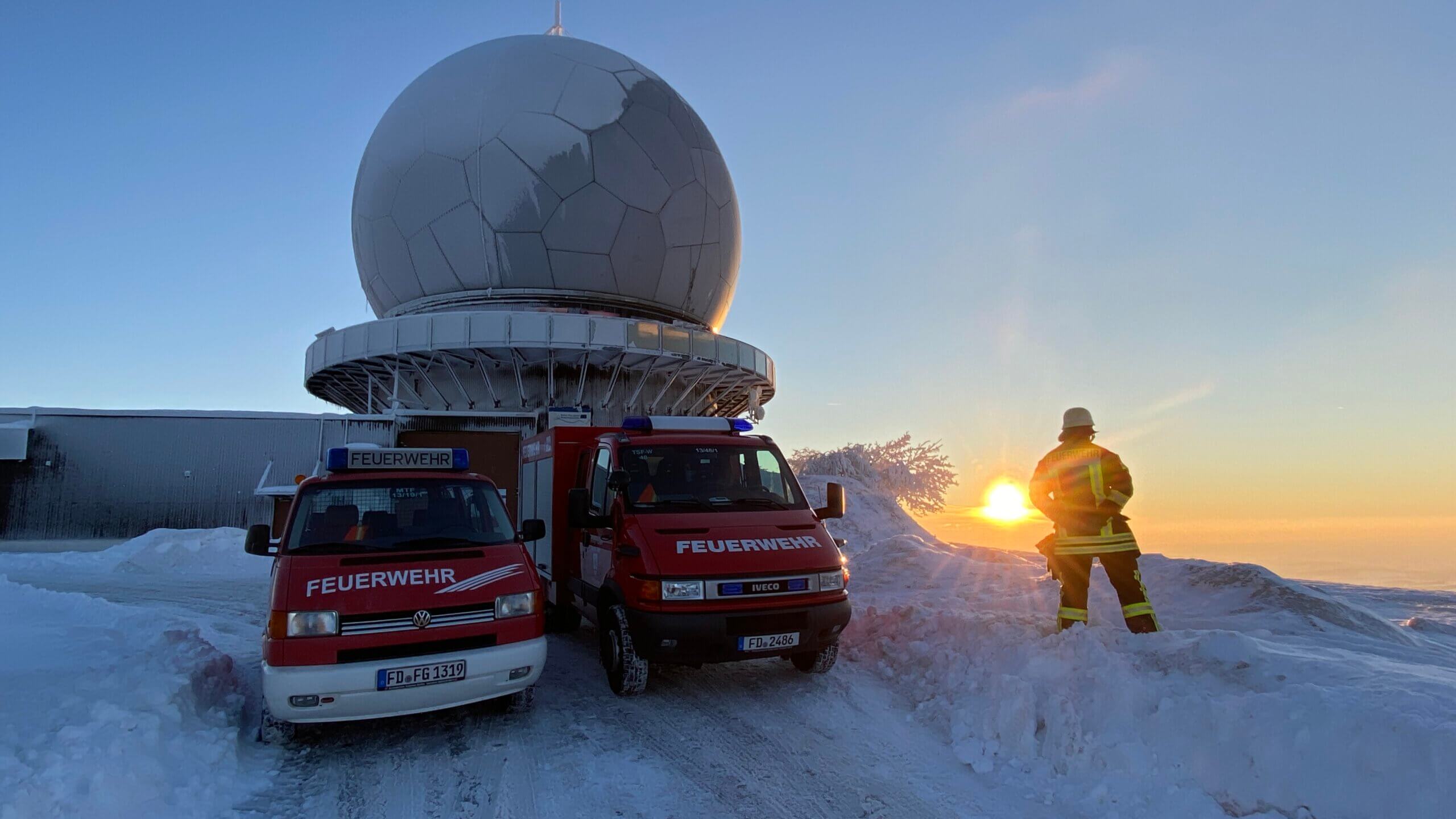 Feuerwehr auf der Wasserkuppe